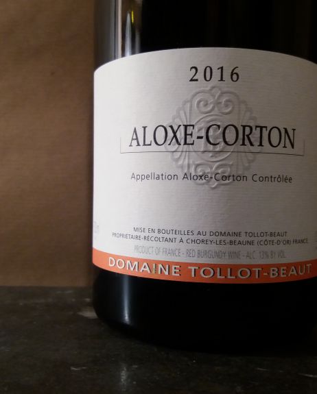 Aloxe Corton 2016 Tollot beaut