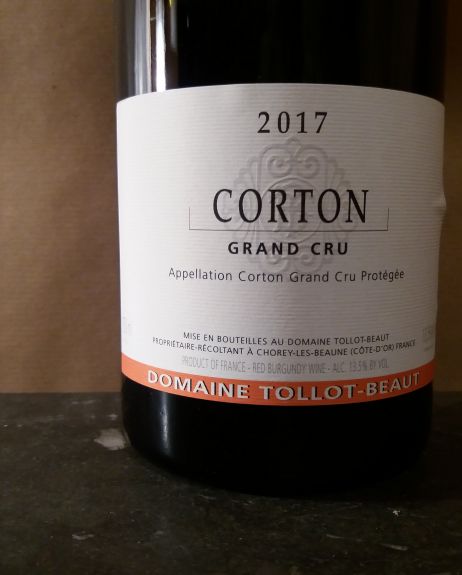 Corton Bressandes 2017 Tollot Beaut 