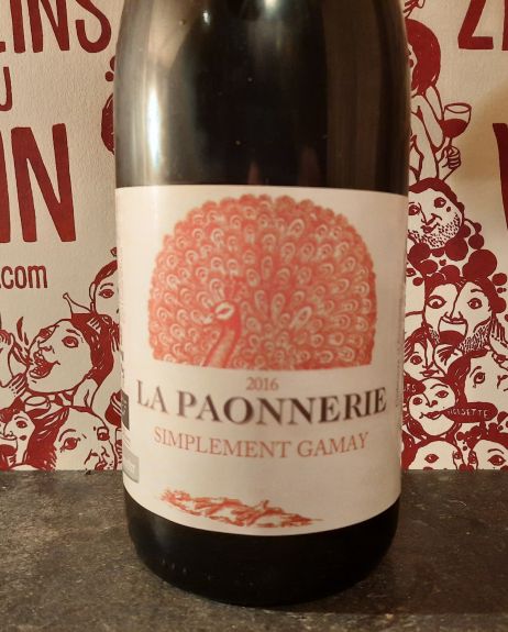 Simplement Gamay 2016 La Paonnerie
