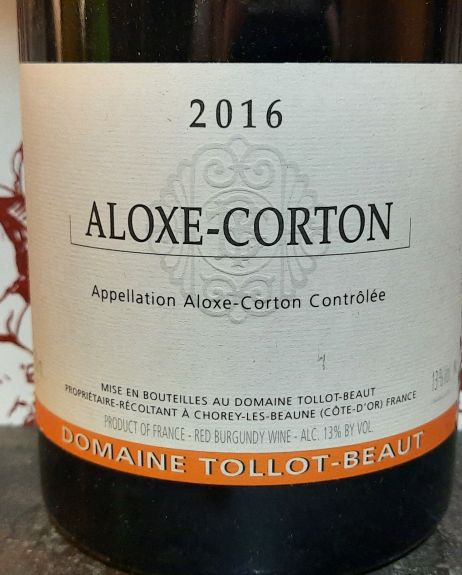Aloxe Corton 2016 Tollot beaut