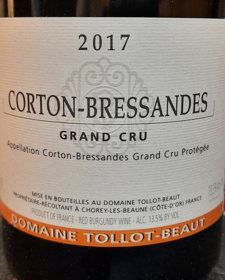 Corton Bressandes 2017 Tollot Beaut 